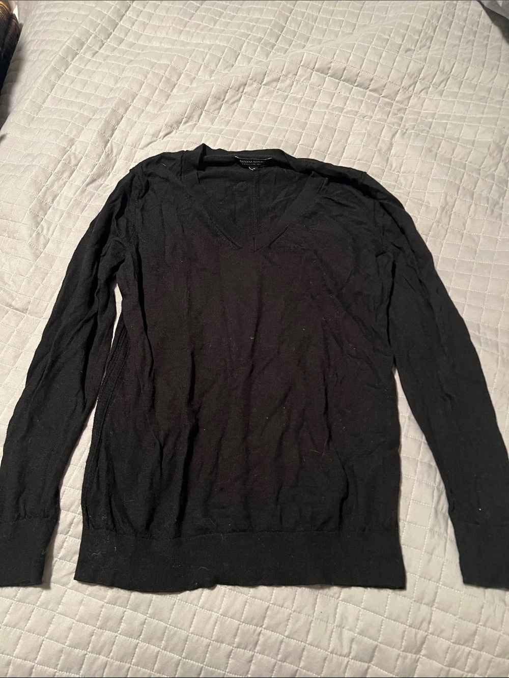 Banana republic Black V-Neck Sweater
